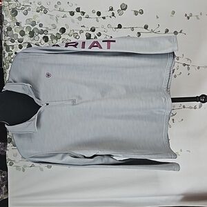 Ariat Gray Quarter-Zip Women's Sweater